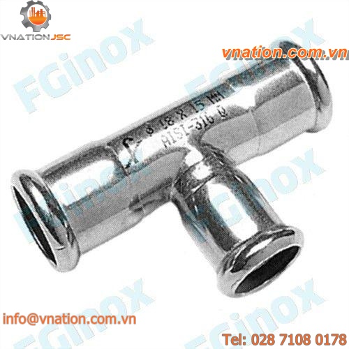 female fitting / crimp / reducing / T