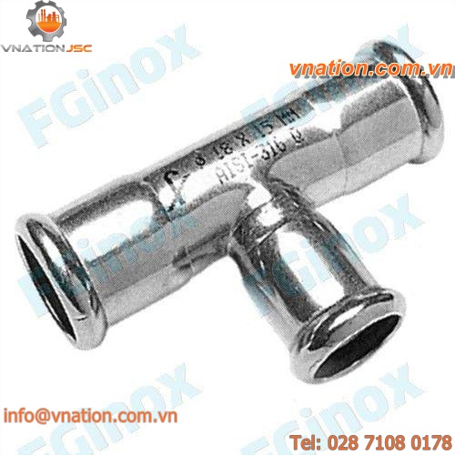 union fitting / female / crimp / T