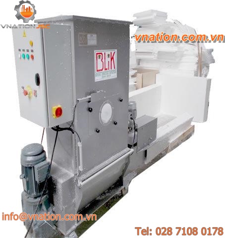 expanded polystyrene waste compactor / plastic / top-loading