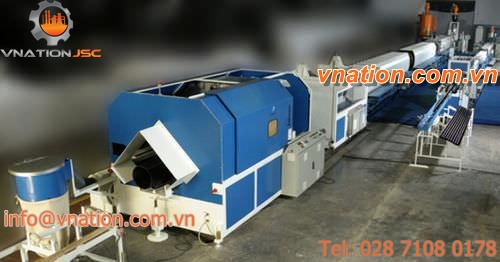 pipe extrusion line / for HDPE / for PP