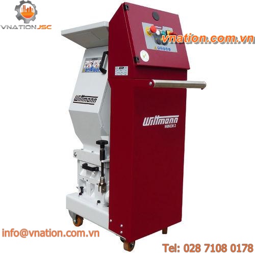 waste plastic granulator / horizontal / beside-the-press
