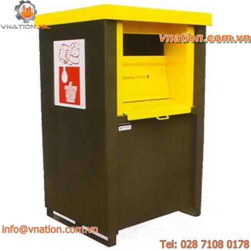 steel waste container / waste oil / waste mineral oil collection