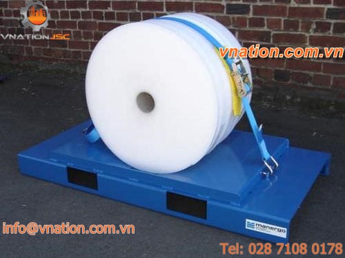 reel holder pallet / metal / transport / industrial