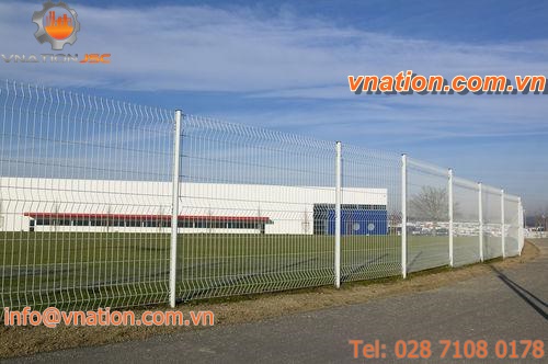 welded panel fence