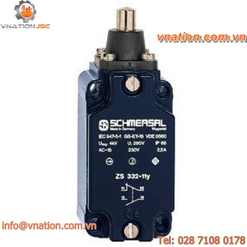 IP65 position switch / with safety function / with plunger