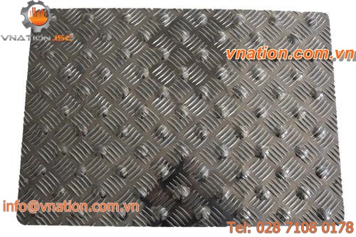 aluminum mat / podotactil / with diamond pattern