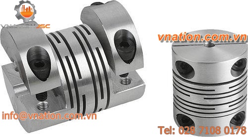 flexible coupling / aluminum / maintenance-free