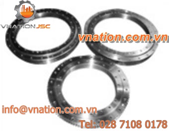 external-toothed slewing ring / without teeth / roller / three-row