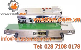 automatic heat sealer / rotary / continuous / horizontal
