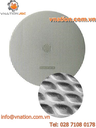 polishing abrasive disc / grinding / synthetic fiber / for metal