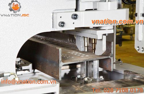 marking, punching, drilling, shearing line / for flat profiles / for angle profiles / for U profiles / for H profiles