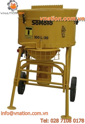 drum mixer / batch / for cement / variable-speed