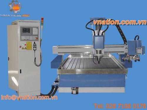 CNC router / 3-axis / 1-spindle / metal