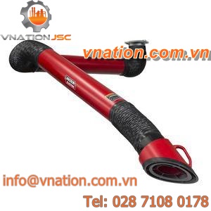 fixed extraction arm / ceiling-mount / flexible / for welding fumes