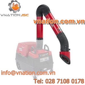 fixed extraction arm / flexible / for welding fume extractors