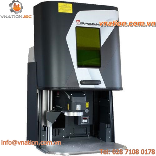 pulsed fiber laser marking machine / bench-top / automatic / compact
