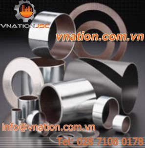thin-walled plain bearing / metal / self-lubricated / dry