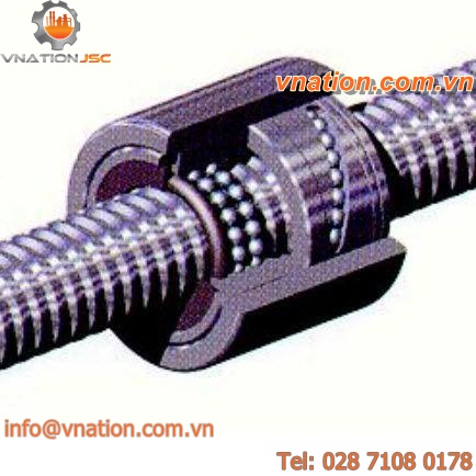 ground ball screw / stainless steel / precision / miniature