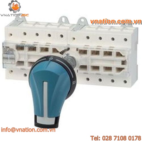 manual changeover switch / DIN rail / general purpose