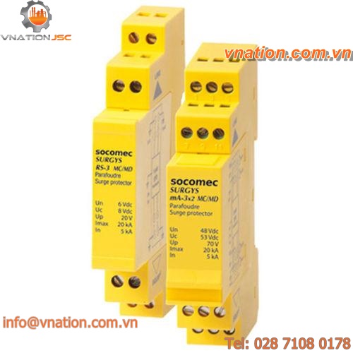 type 3 surge arrester / DIN rail / for telecommunication networks