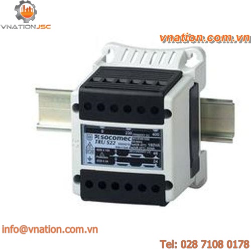 DIN rail mount transformer / protection / safety
