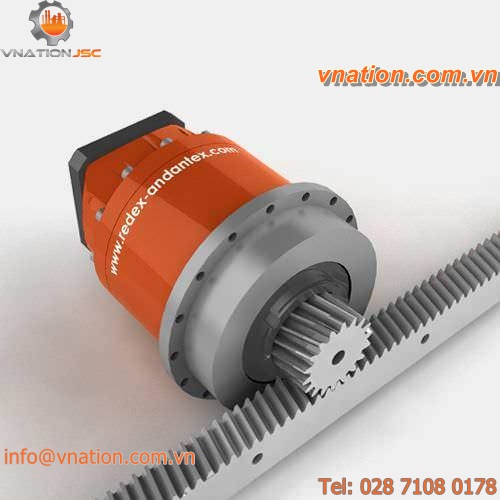 worm sprocket wheel / preloaded / shaft