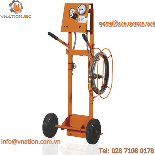 SF6 gas refilling device / mobile / cylinder cart / for distribution switchgear