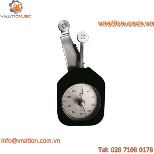 tension meter for textiles, fibers and wires