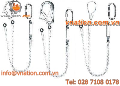 double fall-arrest lanyard / rope