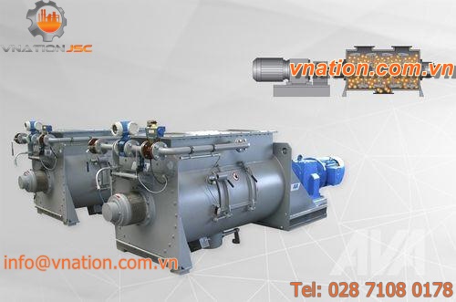 drum mixer / batch / horizontal / for powders