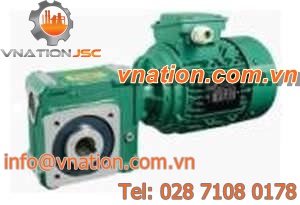 right-angle servo-gearmotor / worm / compact / modular