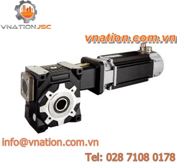 bevel servo-gearbox / helical / perpendicular / compact