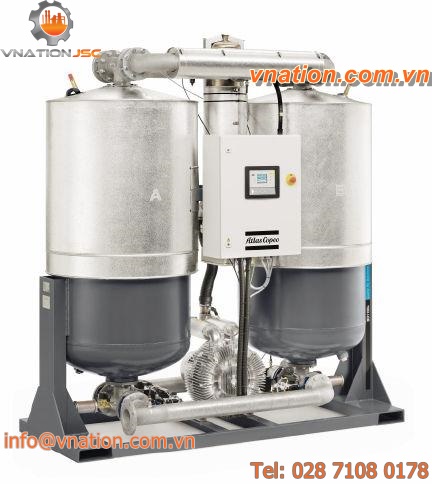 heat regenerative adsorption compressed air dryer / blower purge