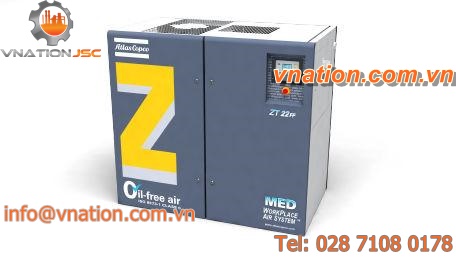 air compressor / stationary / oil-free / low-noise