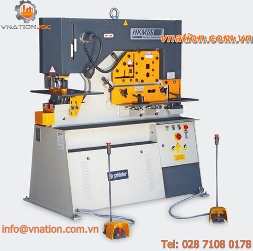 hydraulic punching and shearing machine / profile / plate / angle