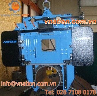 band saw / metal / double-column / horizontal