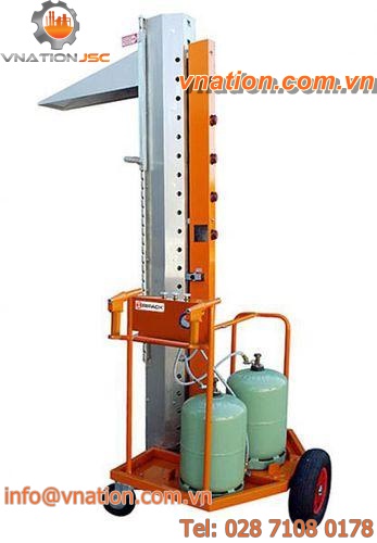 mobile pallet film-shrink column