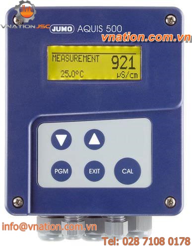 inductive conductivity meter / process