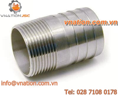 hydraulic adapter / for pipes / male hose