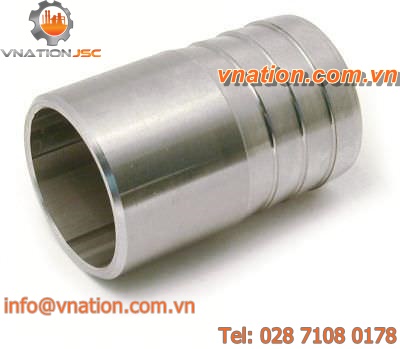 hydraulic adapter / for pipes / female hose / barbed-smooth