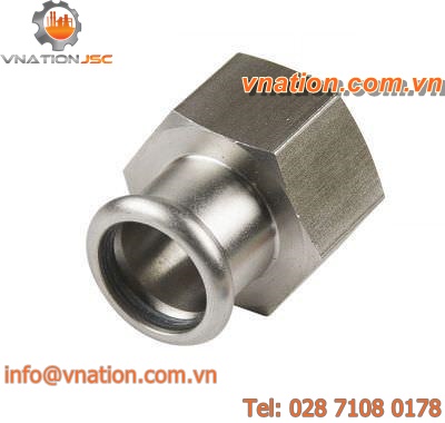 hydraulic adapter / for pipes / thread / female