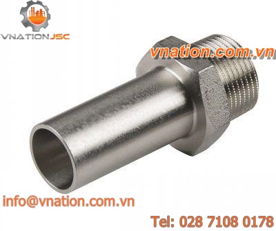hydraulic adapter / for hose / thread / male