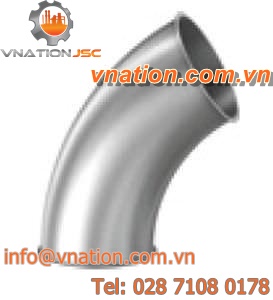 flange fitting / elbow / stainless steel