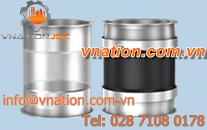 axial pipe expansion joint / EPDM / for the food industry