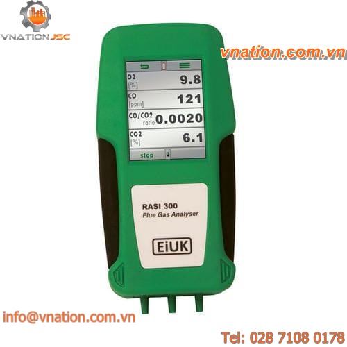 gas analyzer / carbon monoxyde / combustion / portable