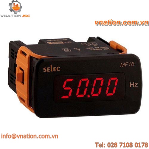 frequency counter / single-phase / digital