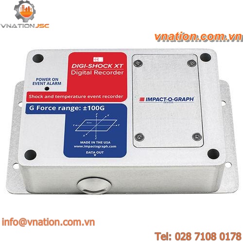 temperature data-logger / shock / digital / USB