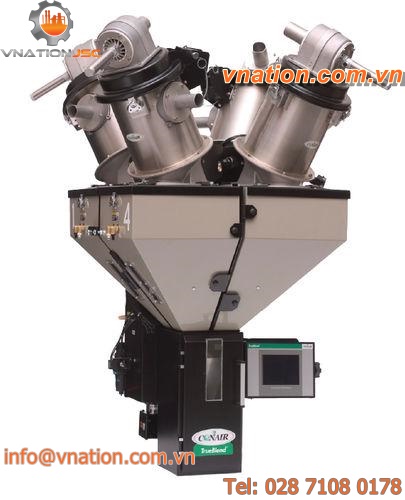 granulates batch blender / gravimetric / for plastic pellets