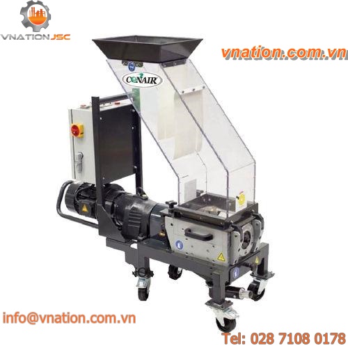 rotor plastic granulator / waste / horizontal / compact