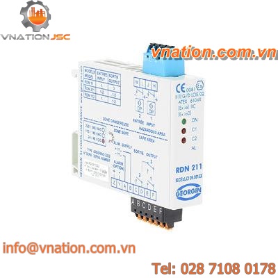 DIN rail solid state relay
